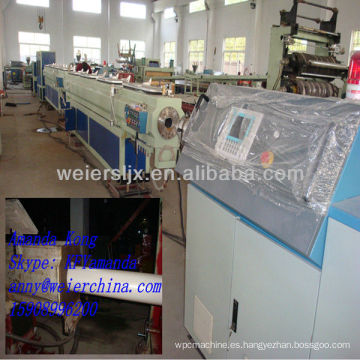Máquina plástica del tubo del PE del solo tornillo del CE Qingdao weier